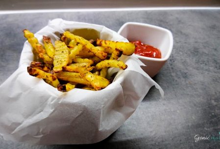 Pieczone domowe frytki