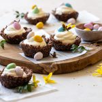 Czekoladowo owsiane koszyczki Wielkanocne